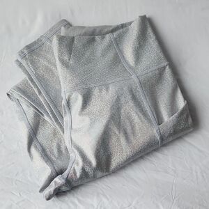 New Fabletics Oasis High Waist Glitter Leggings With Pockets Size M